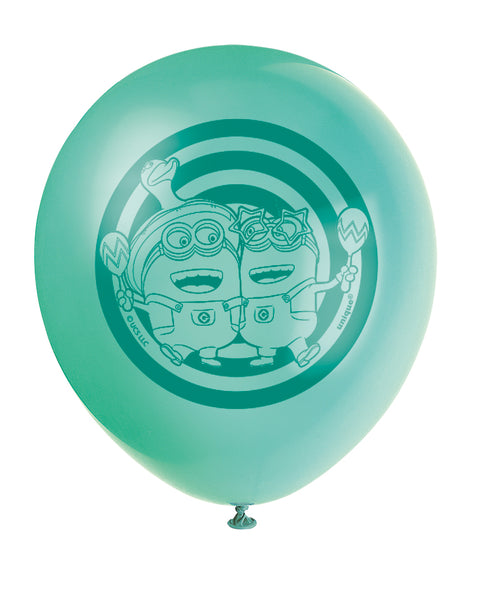 Theme Balloons 12 Inch Dispicable Me | 8ct Bag
