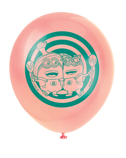 Theme Balloons 12 Inch Dispicable Me | 8ct Bag