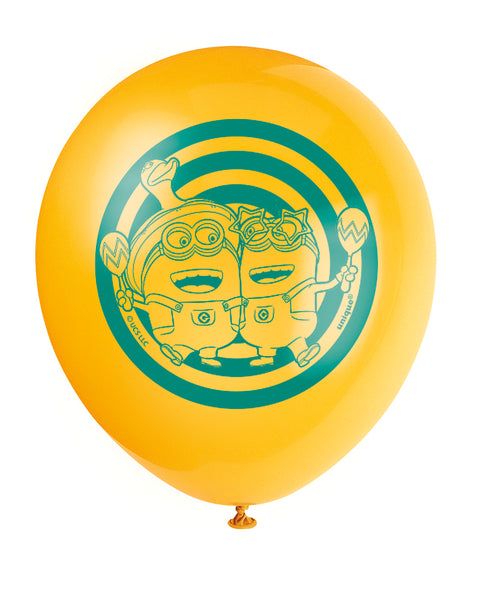 Theme Balloons 12 Inch Dispicable Me | 8ct Bag
