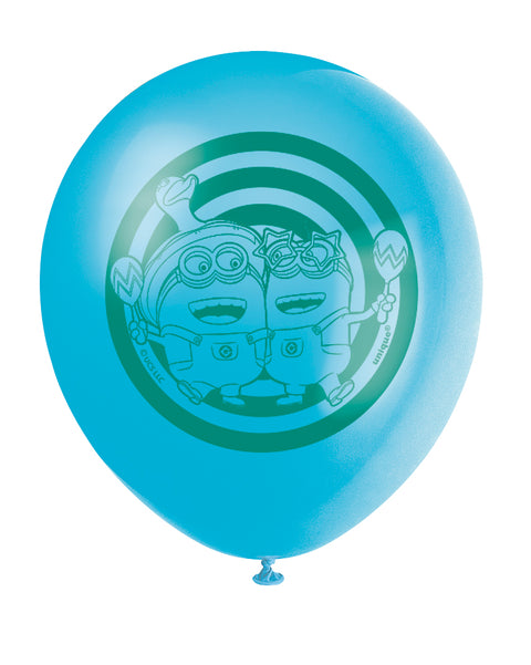 Theme Balloons 12 Inch Dispicable Me | 8ct Bag