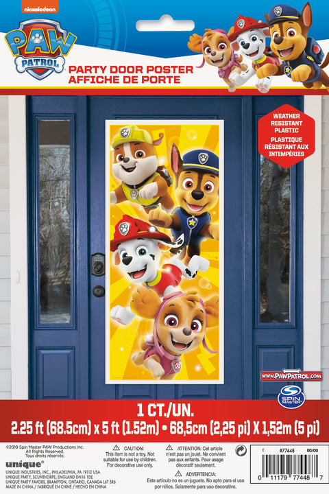 Door Poster - Paw Patrol  1ct