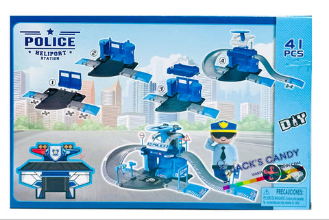 Police Parking Lot Set 1ct