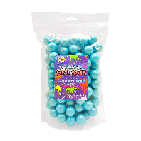 Splash Gumballs (1") Blue Pearl | 2lb, Bag