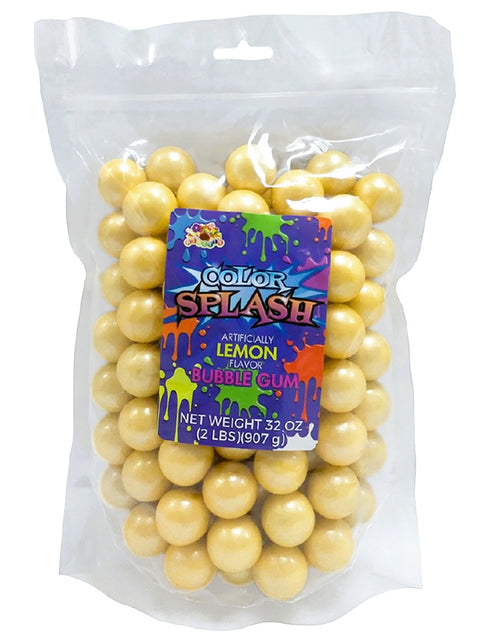 Splash Gumballs (1") Yellow Pearl | 2lb, Bag