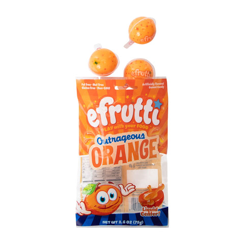 Efrutti Gummi Orange Liquid Center 2.6oz