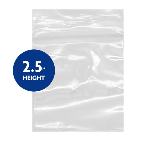 Zip Bag (2" X 2") | 100ct, Bag