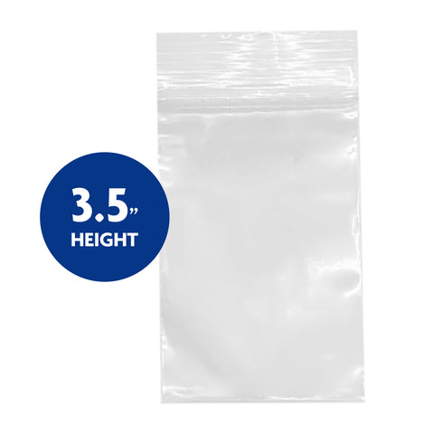 Zip Bag (2" X 3") | 100ct, Each