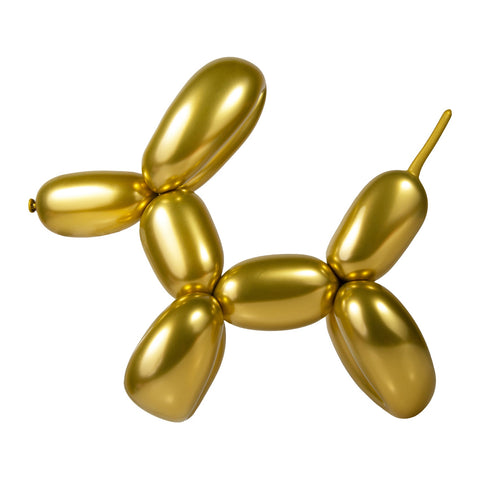 Twisting Balloon Gold | 100ct, Bag