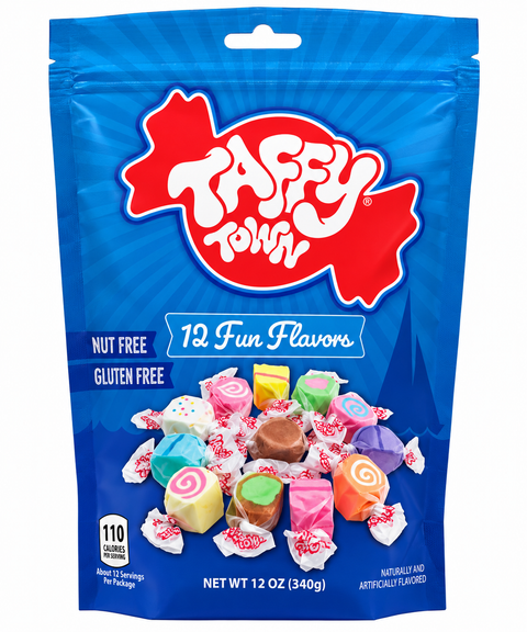 Taffy Town 12 Flavor Assorted 12z Bag
