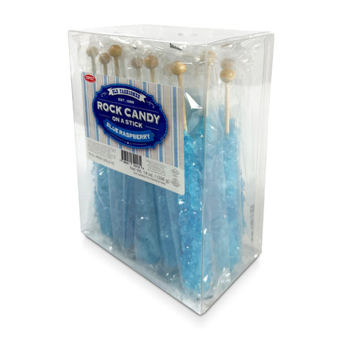 Old Blue Raspberry Candy Espeez Old Fashioned Rock Candy Blue Raspberry | 18ct, Box – Jack's Candy