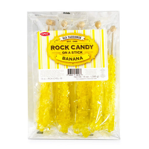Espeez Old Fashioned Rock Candy Yellow | 18ct, Box
