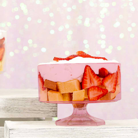 Trifle Container Small New Pink | Each