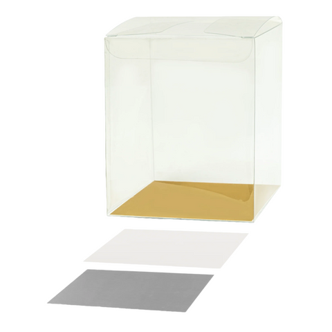 PVC Gift Box Gold/Silver/White 12ct | Bag