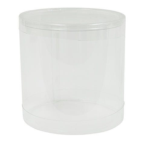 PVC Cylinder Container 2" 12ct Clear | Bag