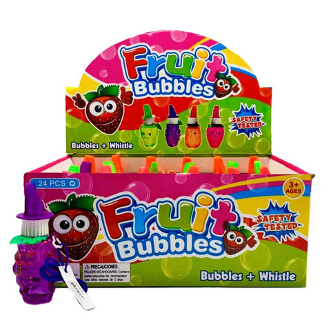 Whistle Bubbles Fruit | 24ct, Box