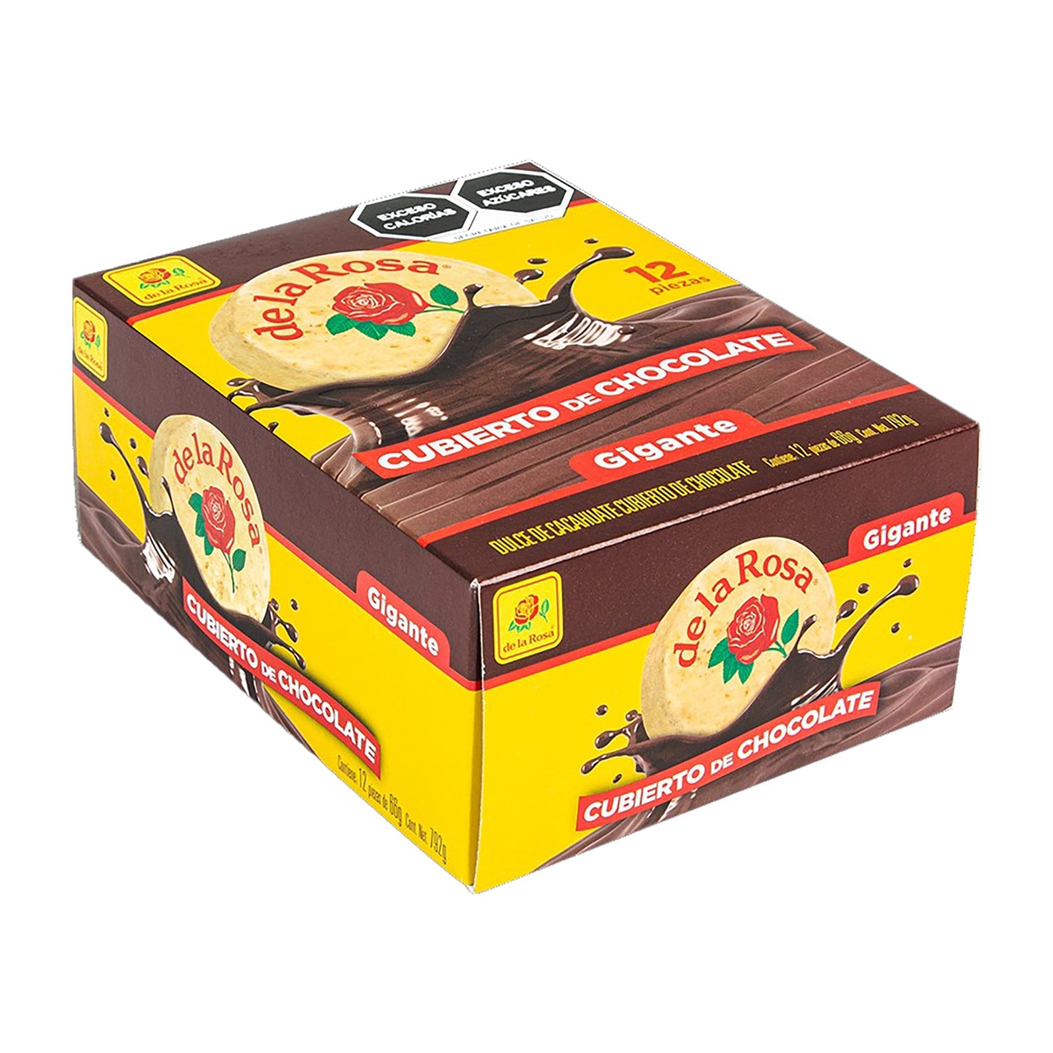 De La Rosa Mazapan Gigante con Chocolate | 12ct, Box – Jack's Candy