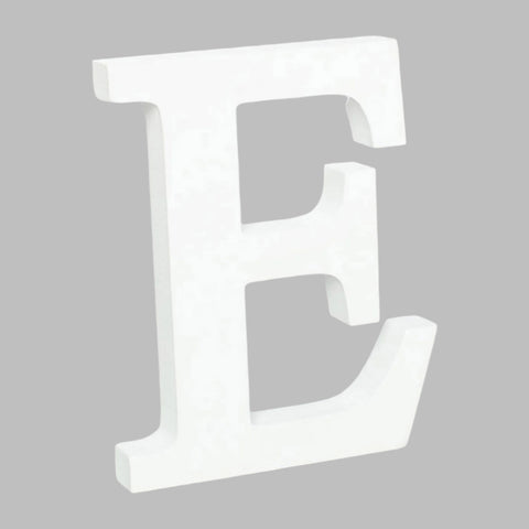 Wooden Letter E (7.5") | Bag