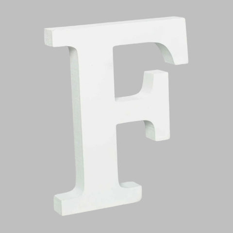 Wooden Letter F (7.5") | Bag