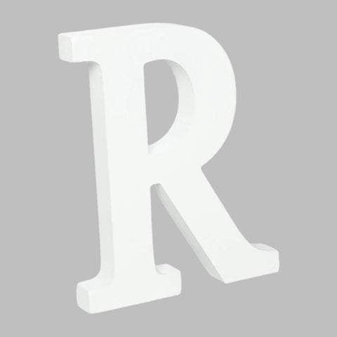 Wooden Letter R (7.5") | Bag