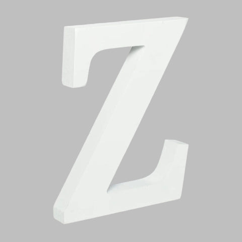 Wooden Letter Z (7.5") | Bag