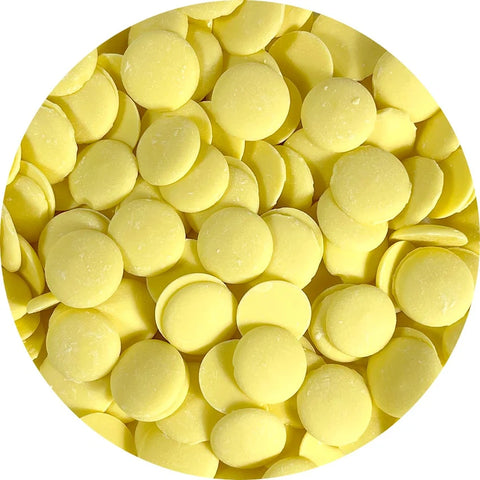 Merkens Yellow Chocolate Waffers | 25lb, Case