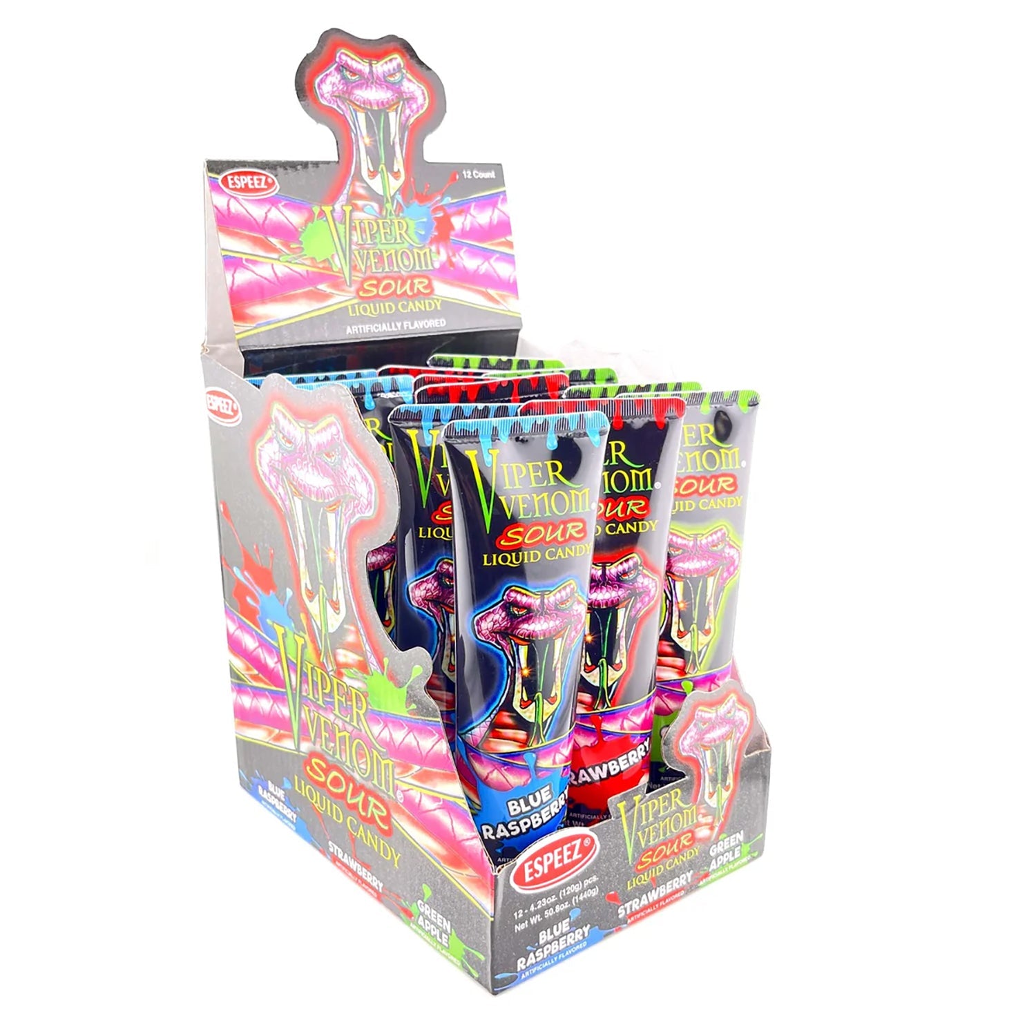 Espeez Viper Venom Sour Liquid Candy | 12ct, Box – Jack's Candy