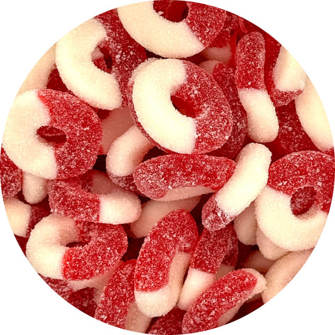 Jovy Gummy Cherry Rings | 5lb, Bag