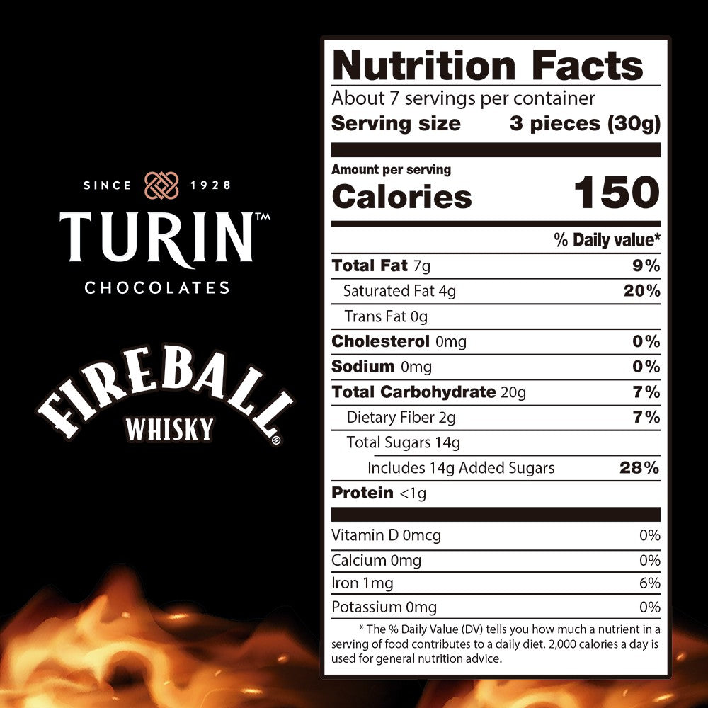 Lucas Turin Non-Alcoholic Fireball Tube | Tub – Jack's Candy