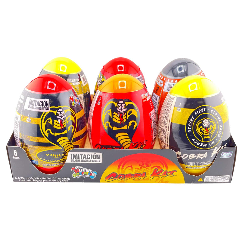 Bondy Mega Egg Cobra Kai 6Ct
