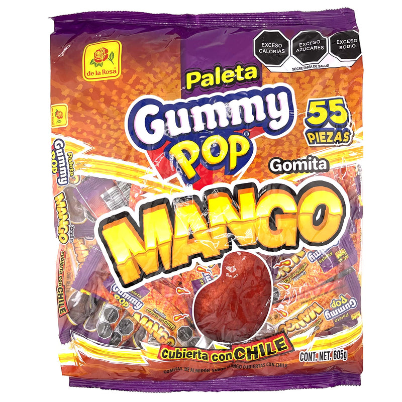 Dlr Gummy Pop Mango 55Ct