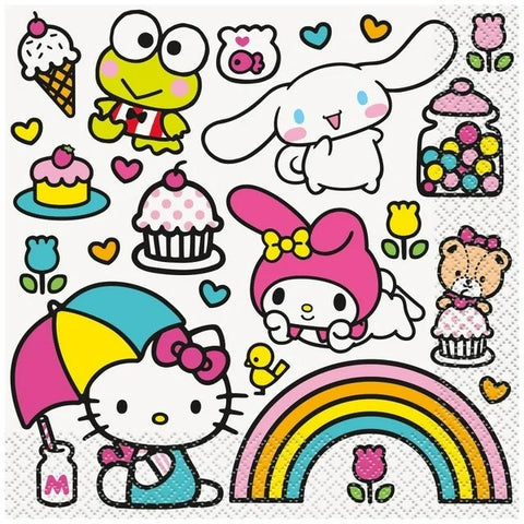 Lunch Napkin 16ct - Hello Kitty & Friends