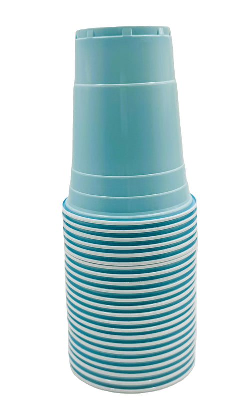 Plastic Cup 16z 24ct-Light Blue
