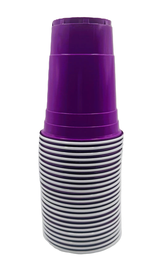 Plastic Cup 16z 24ct-Purple