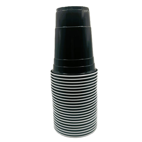 Plastic Cup 16z 24ct-Black