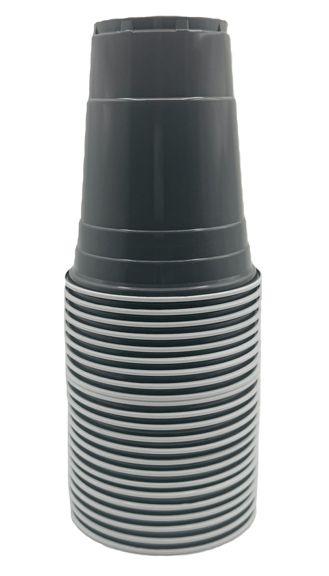 Plastic Cup 16z 24ct-Silver