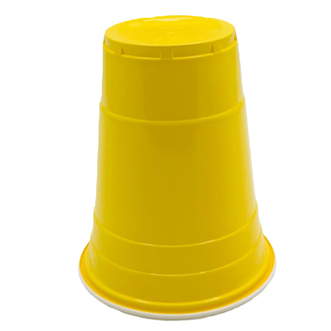 Plastic Cup 16z 24ct-Yellow