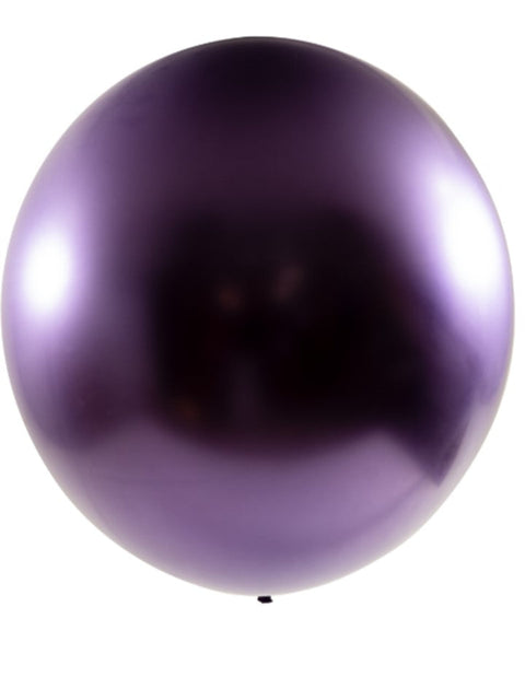 Chrome Latex Balloon 36 inch 2ct-Purple