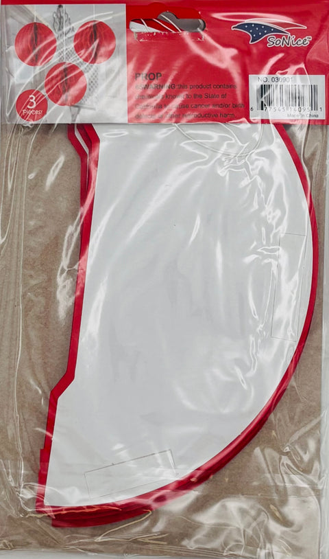 Honeycomb 8 inch 3-piece - Red