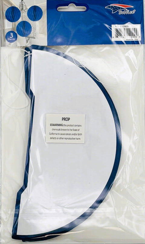 Honeycomb 8 inch 3-piece - Royal Blue