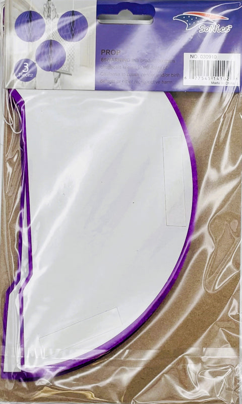 Honeycomb 8 inch 3-piece - Purple