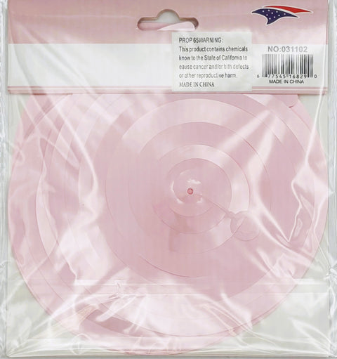 Metalic Swirl 12 pieces -Pastel Pink