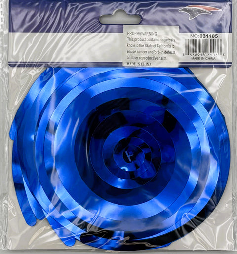 Metalic Swirl 12 pieces -Royal Blue