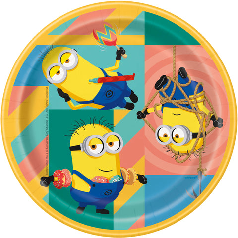 Plate 7" 8ct - Despicable Me