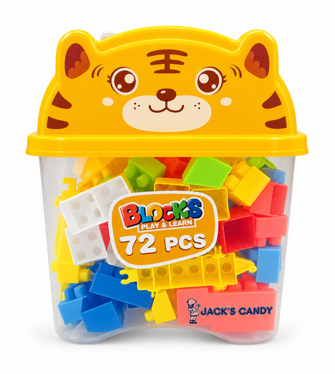 Blocks Play Set 72pcs 1Ct