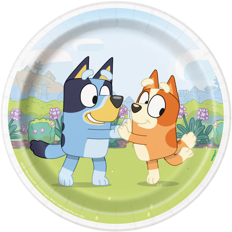 Plate 7" 8ct - Bluey