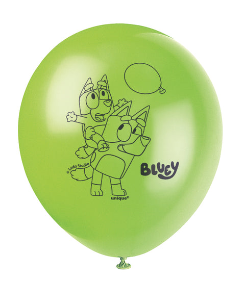 Theme Balloons 12 Inch Bluey | 8ct Bag