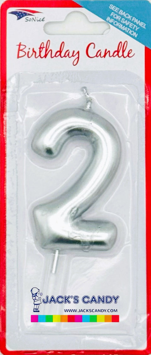 Candle #2 Silver