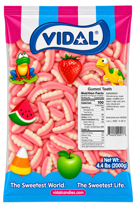 Vidal Gummy Teeth | 4.4lb, Bag