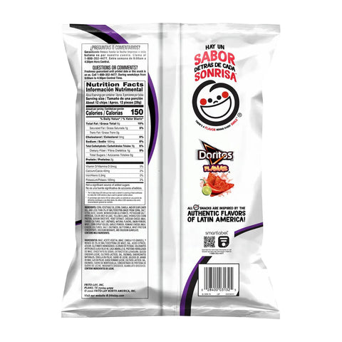 Frito-Lay Doritos Flamas | 2.5oz, 24ct, Case
