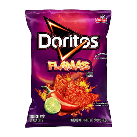 Frito-Lay Doritos Flamas | 2.5oz, 24ct, Case